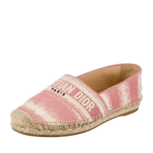 Christian Dior Granville Pink Espadrilles - Picture 1 of 11